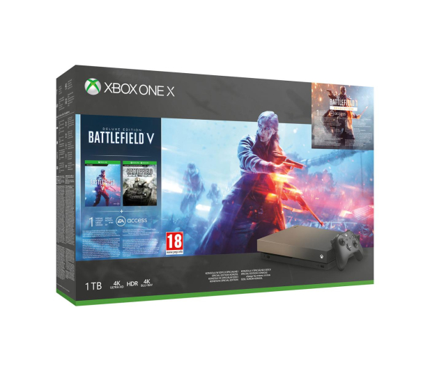 Microsoft Xbox One X 1TB+BF5+BF1943+Red Dead Redemption 2 - 453268 - zdjęcie 2